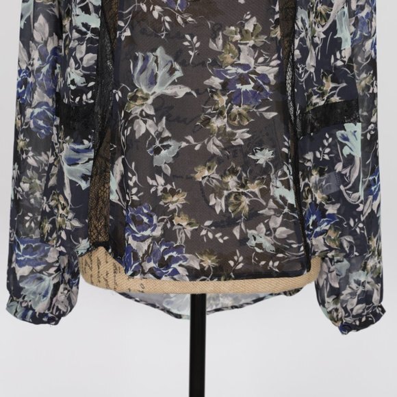 EC ASTR Floral Blouse size S - Picture 3 of 15